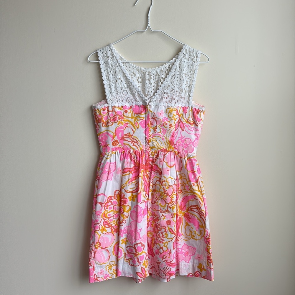 Lilly Pulitzer Raegan Dress in Resort White Happiness - Picture 3 of 3